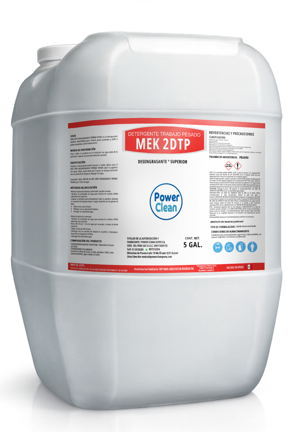 MEK2DTP DESENGRASANTE TRABAJO PESADO