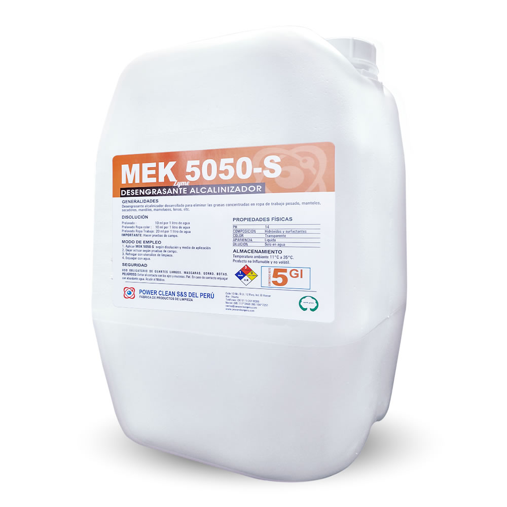MEK5050 DESENGRASANTE ROPA